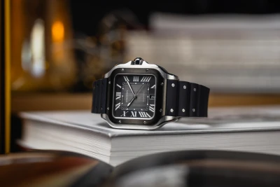 Cartier Santos ADLC 40mm Black Rubber WSSA0037 2022