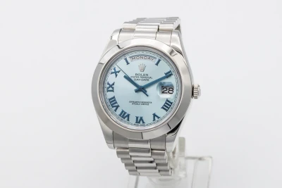 Rolex Day-Date II 41mm Platinum Presidential 218206 2014