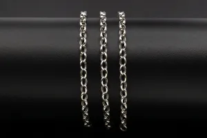 9ct White Gold Cable Link Chain 3.7g