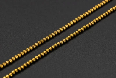 9ct Yellow Gold Moon Cut Chain 12g