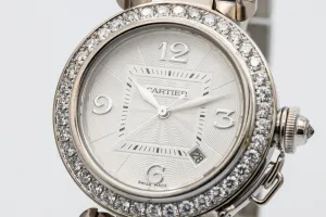 Cartier Pasha 32mm 18ct White Gold WJPA0009/2528 Circa 2010