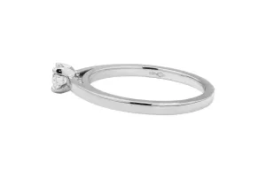 18ct White Gold Diamond Engagement Ring 0.20ct H VS1