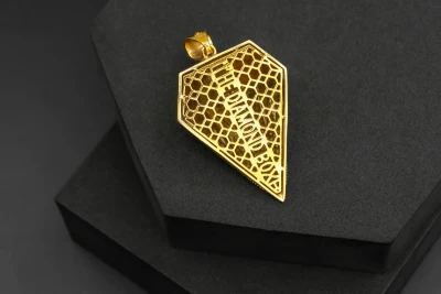 9ct Yellow Gold "The Diamond Box" Diamond Pendant 1.65cts