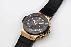 Hublot Big Bang Chronograph 44mm Black Leather 301.PM.1780.RX Circa 2015