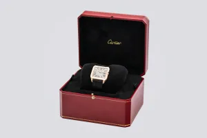 Cartier Santos Dumont 35mm Black Leather W2006951 Circa 2010