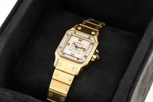 Cartier Santos Carree 24mm 18ct Yellow Gold  Circa 1990s