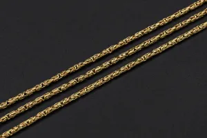 9ct Yellow Gold Byzantine Chain 30.2g
