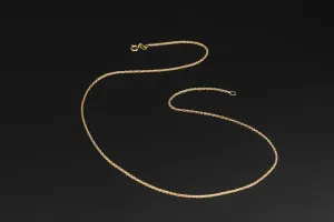 18ct Yellow Gold Rope Chain 18" 4.4g