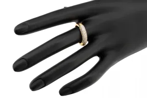 18ct Yellow Gold Scattered Diamond Ring 0.51ct