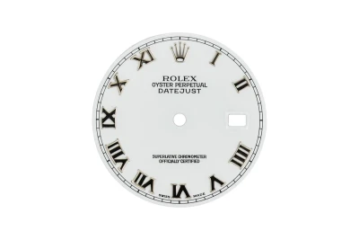 Rolex DateJust 36mm White Roman Numeral Dial