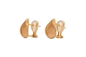 Anna Maria Cammilli's Dune Earring Series 18ct Rose Gold 0.22ct