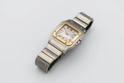 Cartier Santos Galbee 29mm Steel & 18ct Yellow Gold 187901 Circa 19990s