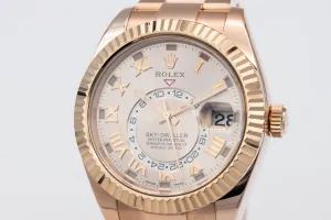 Rolex Sky-Dweller 42mm 18ct Rose Gold Oyster 326935 2017
