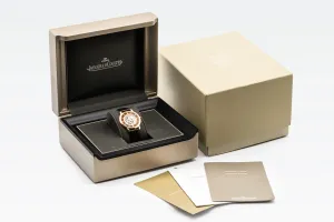 Jaeger LeCoultre Master Ultra Thin Squelette 38m Black Leather Q13425SQ 2017