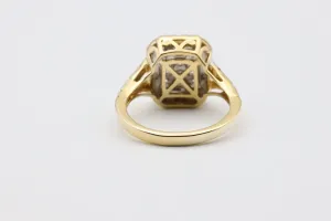 18ct Yellow Gold Diamond Engagement Ring 0.96ct 6.9g