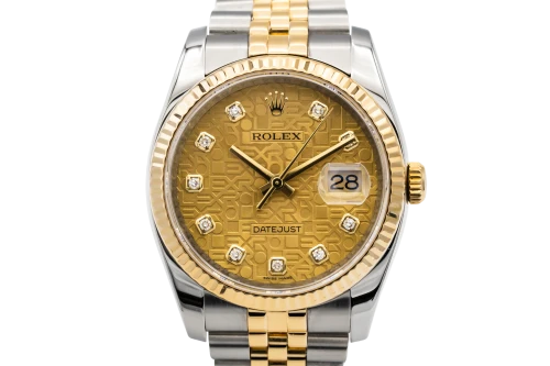 Rolex DateJust 36mm Steel & 18ct Yellow Gold Jubilee 116233 2013