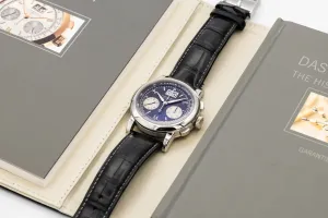 A.Lange & Söhne Datograph 39mm Platinum Black Leather 403.035 2008