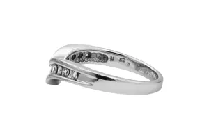 9ct White Gold Diamond Wedding Band 0.35ct