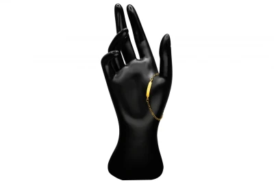 18ct Yellow Gold ID Children's Bracelet 1.2g