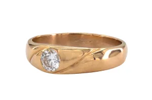 Diamond Ring 18ct Yellow Gold with Round Brilliant Cut