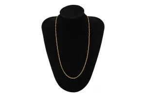 9ct Rose Gold Figaro Chain 2.9g