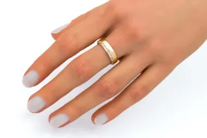 18ct Yellow Gold Diamond Wedding Band 0.48ct