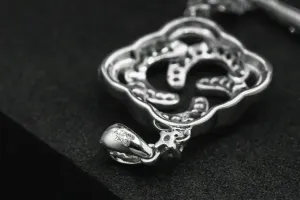 18ct White Gold Diamond Pendant 0.25ct