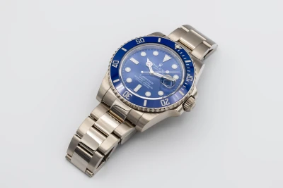 Rolex Submariner Date 40mm 'Smurf' 18ct White Gold Oyster 116619LB 2012