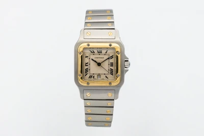 Cartier Santos Galbee 29mm Steel & 18ct Yellow Gold 187901 Circa 19990s